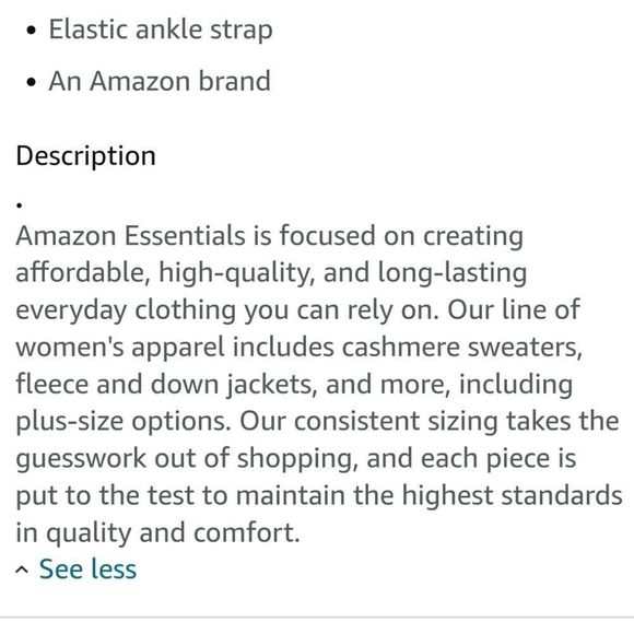 Amazon Essentials Open Toe Chunky Heel Ankle Strap Black Faux Leather Sandals 11 - Picture 7 of 9